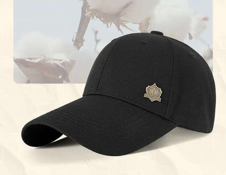 Men's Olive Green Baseball Cap with Badge Embroidery 11cm — feature 27
