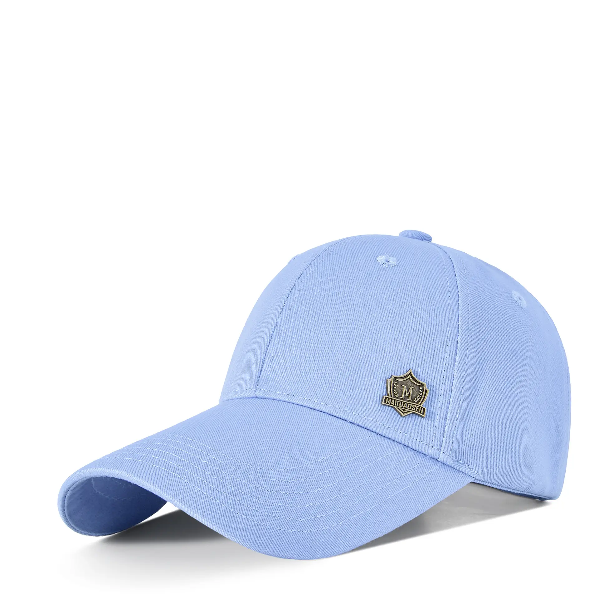 Men's Olive Green Baseball Cap with Badge Embroidery 11cm - Image 10