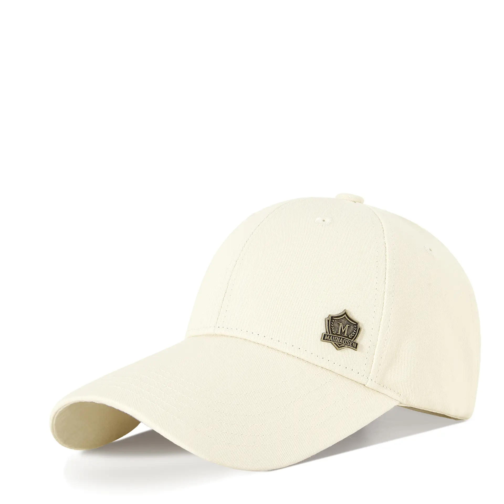 Men's Olive Green Baseball Cap with Badge Embroidery 11cm - Image 14