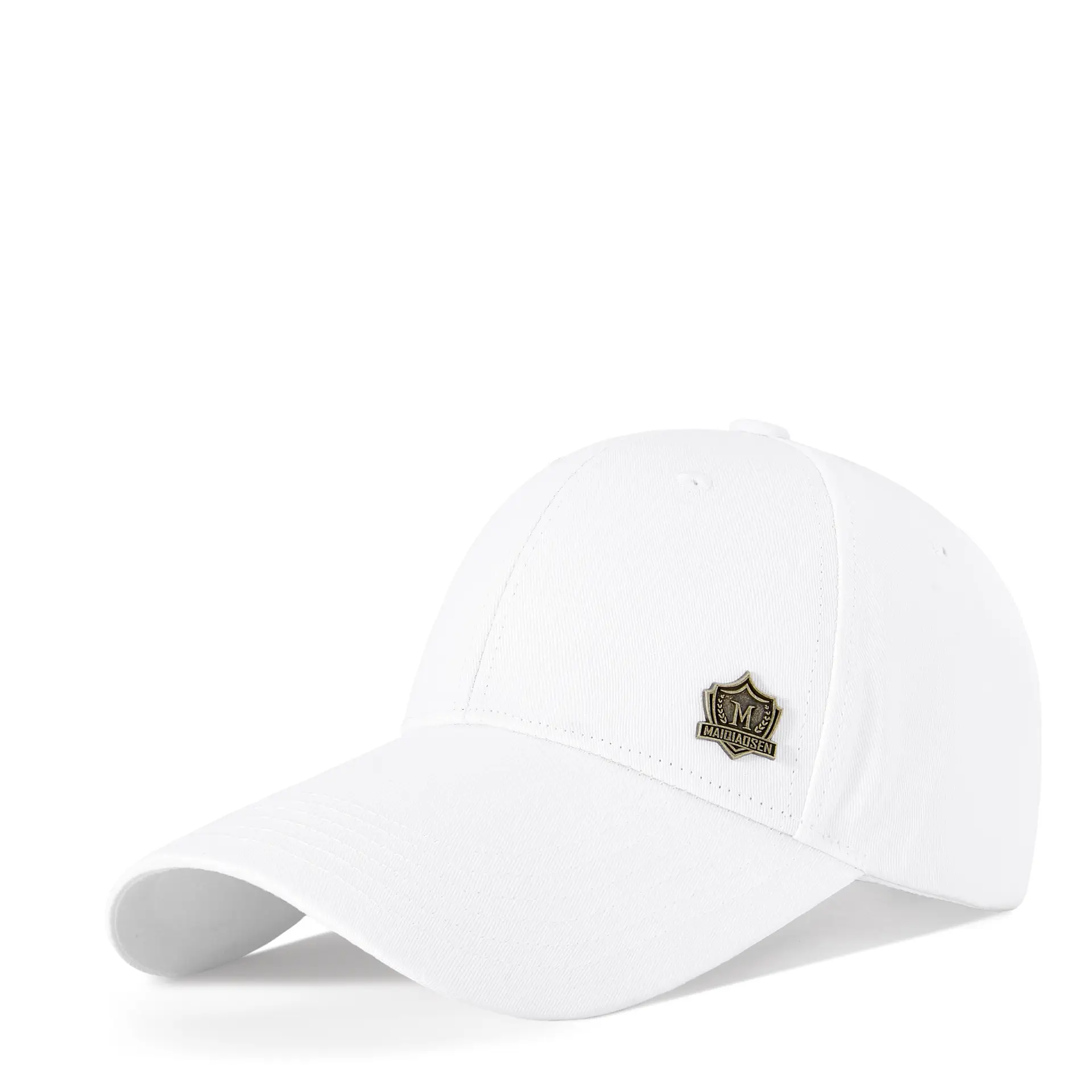 Men's Olive Green Baseball Cap with Badge Embroidery 11cm - Image 15