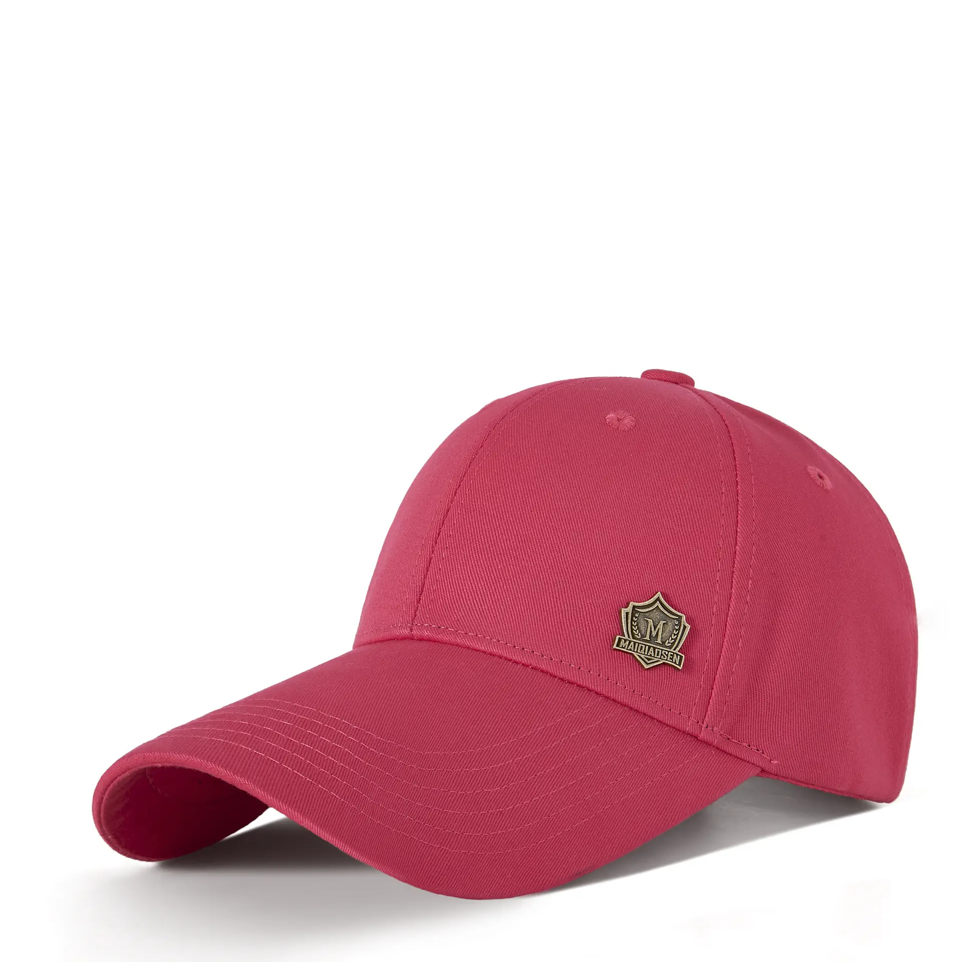 Men's Olive Green Baseball Cap with Badge Embroidery 11cm - Image 5