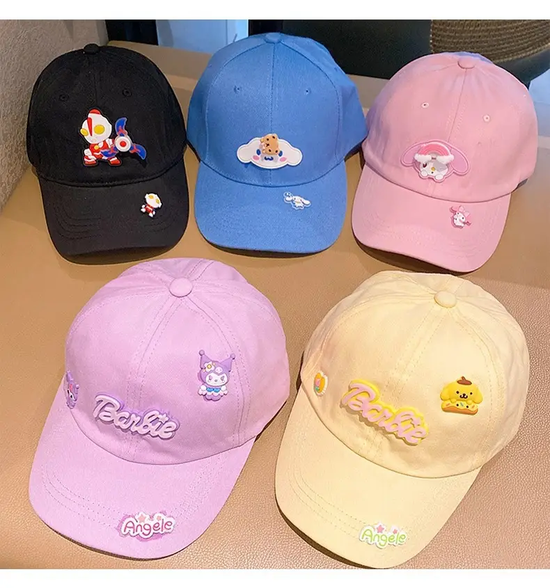 Girls Pink Sanrio Cap Sun Hat Large Bristle — feature 11