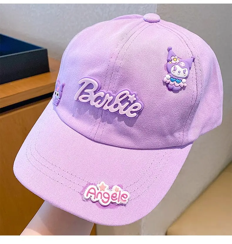 Girls Pink Sanrio Cap Sun Hat Large Bristle — feature 4