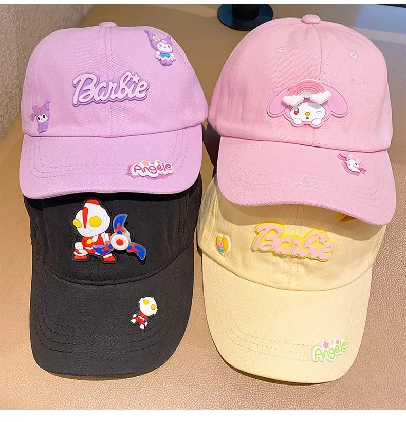 Girls Pink Sanrio Cap Sun Hat Large Bristle — feature 9