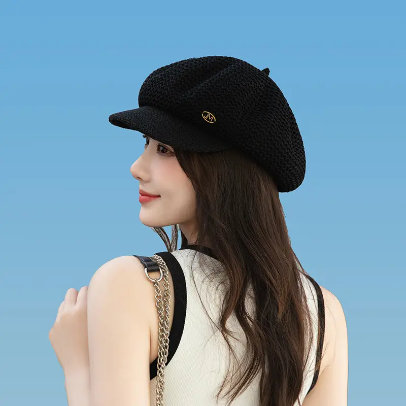 Women's Knitted Beanie Cap Summer Wear - Image 11