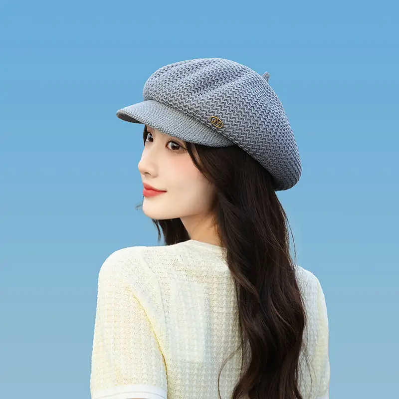Women's Knitted Beanie Cap Summer Wear - Image 12