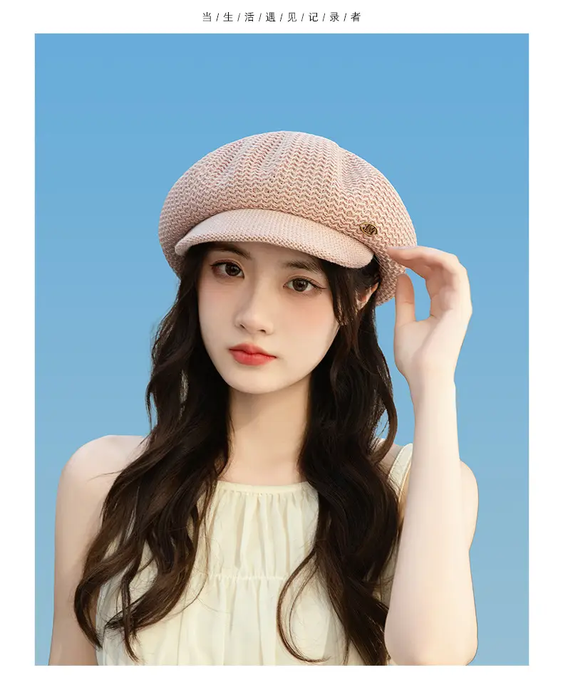 Women's Knitted Beanie Cap Summer Wear — feature 10