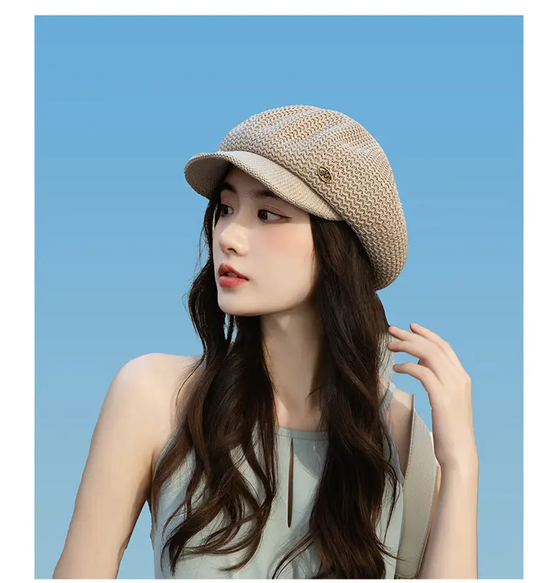 Women's Knitted Beanie Cap Summer Wear — feature 15