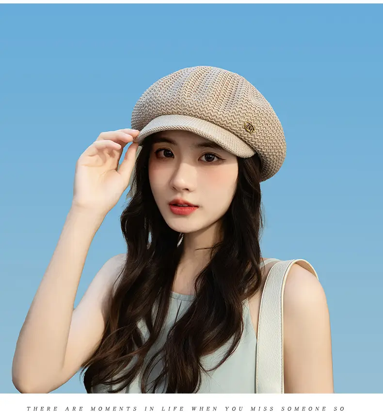 Women's Knitted Beanie Cap Summer Wear — feature 17