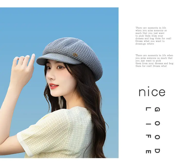 Women's Knitted Beanie Cap Summer Wear — feature 21