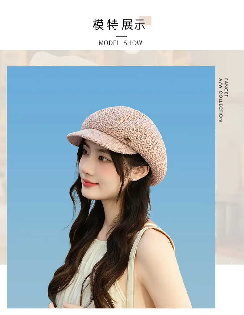 Women's Knitted Beanie Cap Summer Wear — feature 9