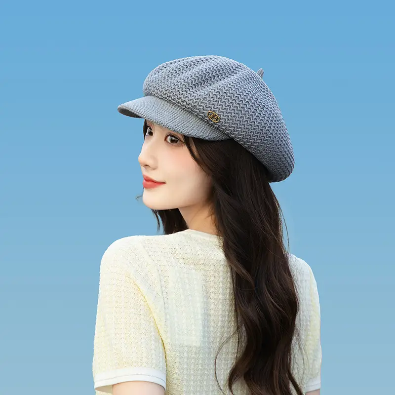 Women's Knitted Beanie Cap Summer Wear - Image 4