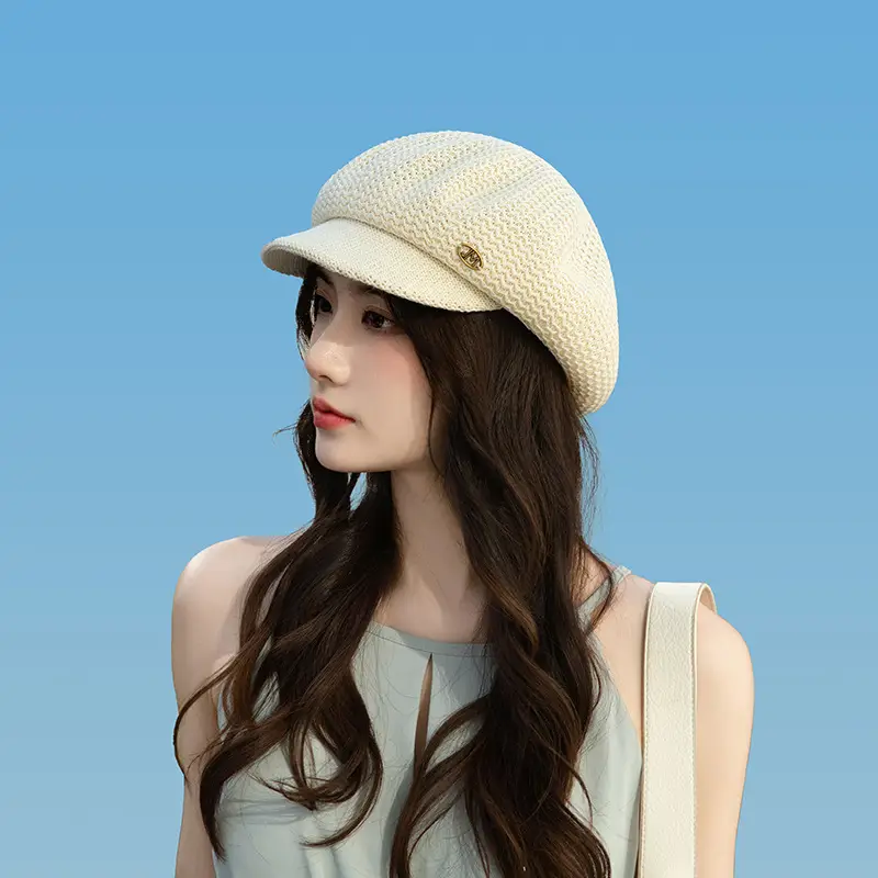 Women's Knitted Beanie Cap Summer Wear - Image 5