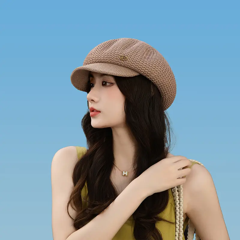 Women's Knitted Beanie Cap Summer Wear - Image 6