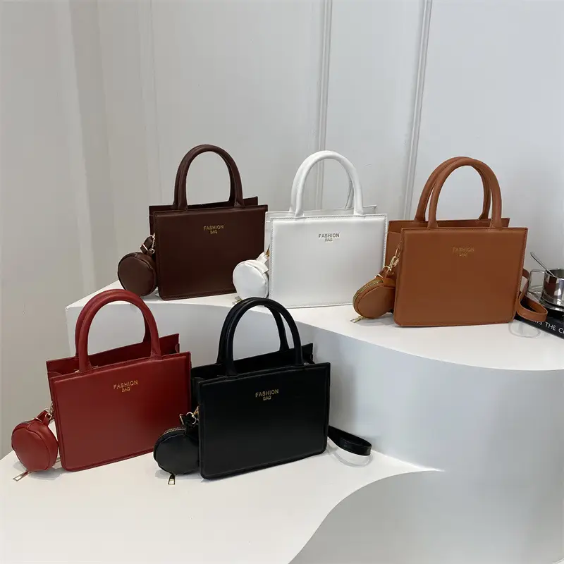 2024 Summer New Fashion Tan Square Shoulder Bag - Image 9