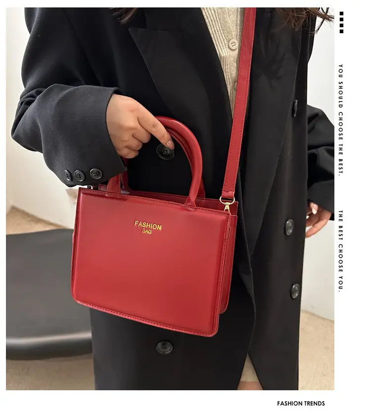 2024 Summer New Fashion Tan Square Shoulder Bag — feature 1