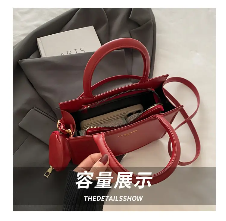 2024 Summer New Fashion Tan Square Shoulder Bag — feature 7