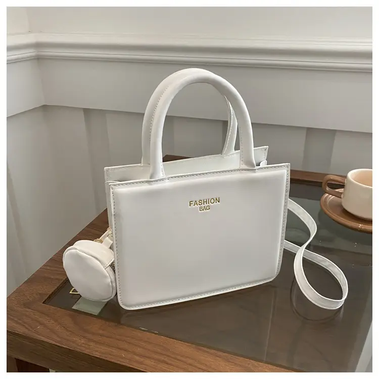 2024 Summer New Fashion Tan Square Shoulder Bag - Image 4