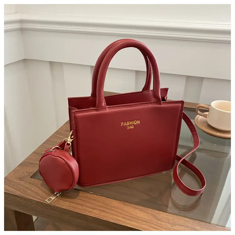 2024 Summer New Fashion Tan Square Shoulder Bag - Image 5