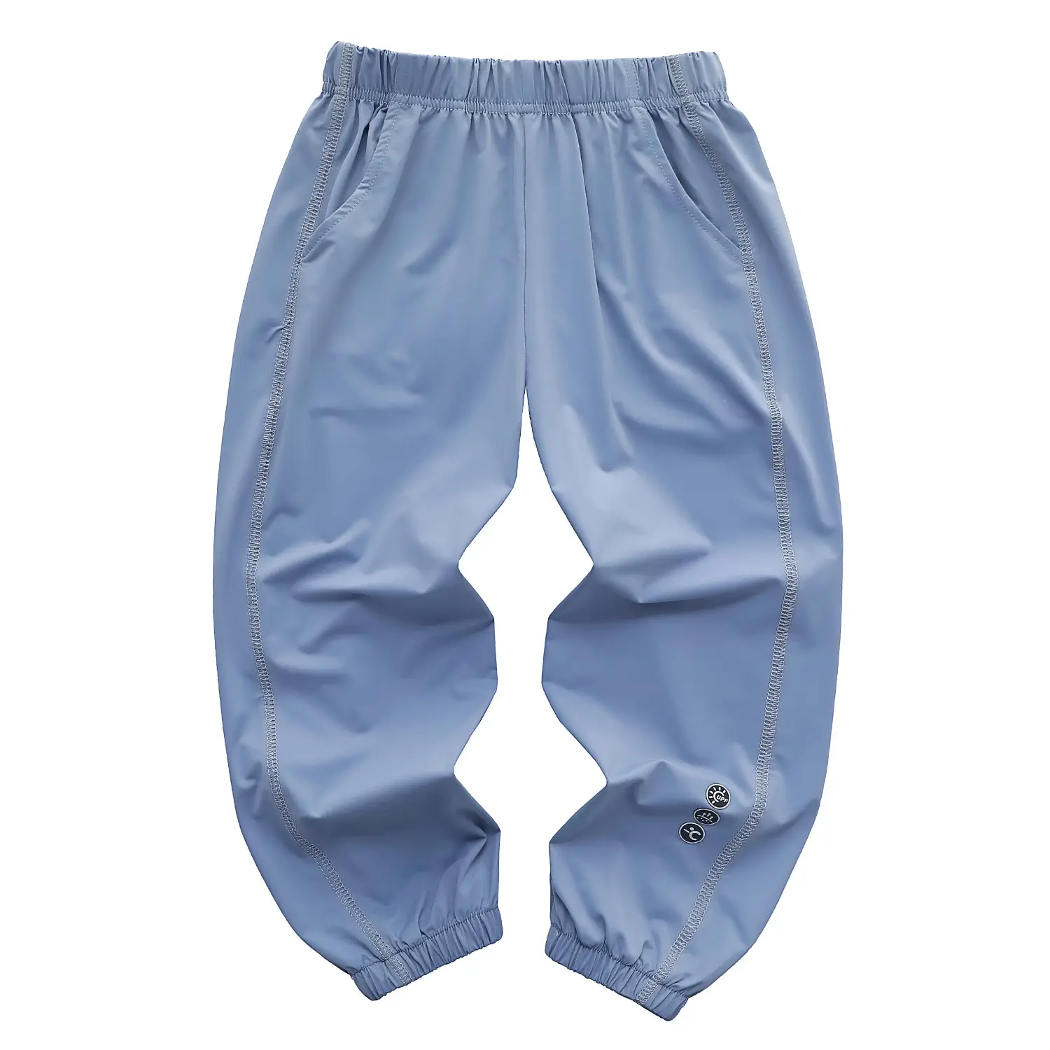 2025 New Kids Air-Conditioning Sunscreen Pants White Grey - Image 9