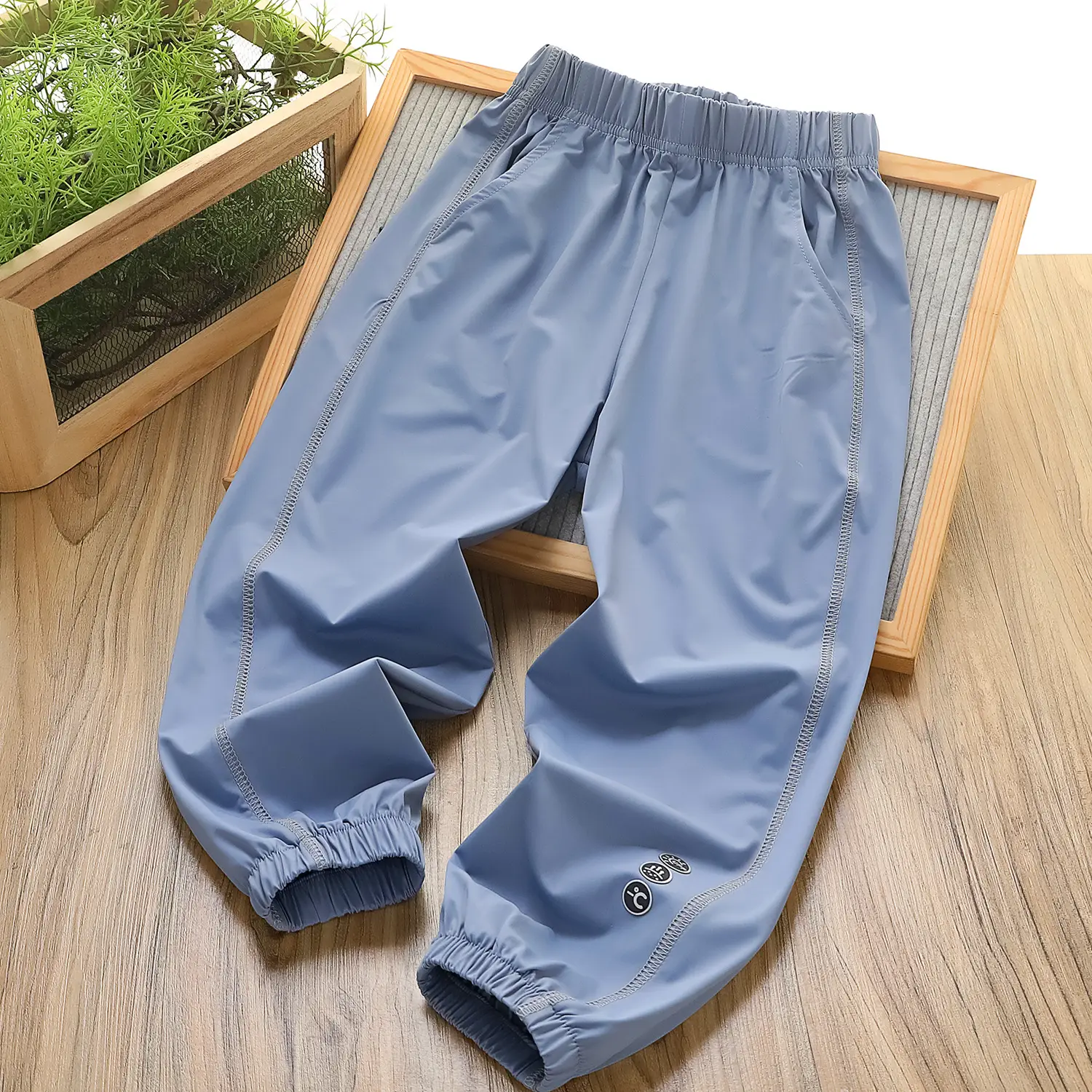 2025 New Kids Air-Conditioning Sunscreen Pants White Grey β feature 12