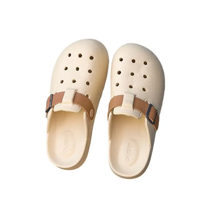 Birkenstock-Style Perforated Shoes for Women, 2025 Summer New Model, Outdoor Wear, Thick-Soled, Non-Slip, Home and Outdoor Wear, Closed-Toe Sandals - Image 10
