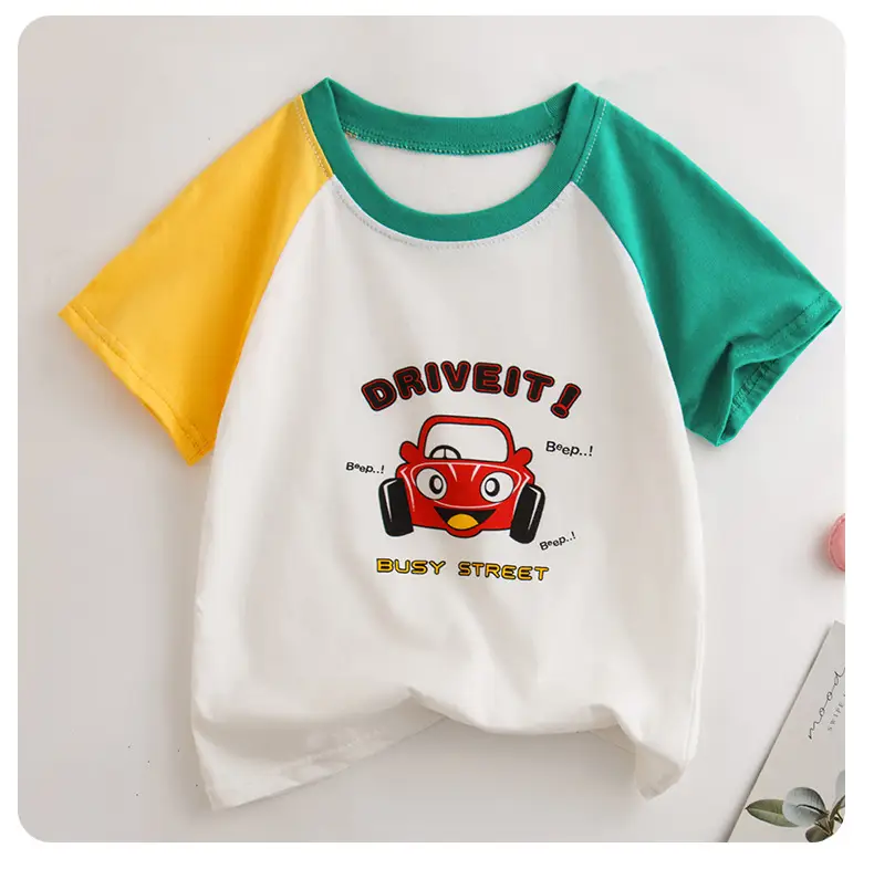 Pure Cotton Summer T-Shirt for Boys Girls Thin Comfort — feature 12
