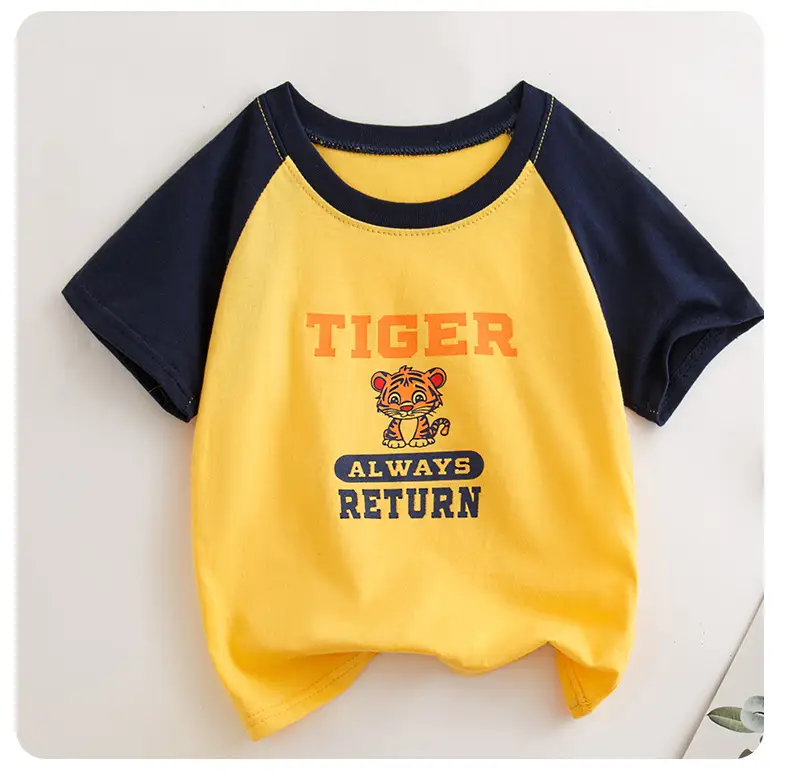 Pure Cotton Summer T-Shirt for Boys Girls Thin Comfort — feature 13