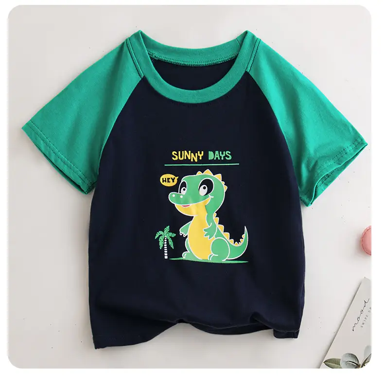 Pure Cotton Summer T-Shirt for Boys Girls Thin Comfort — feature 15
