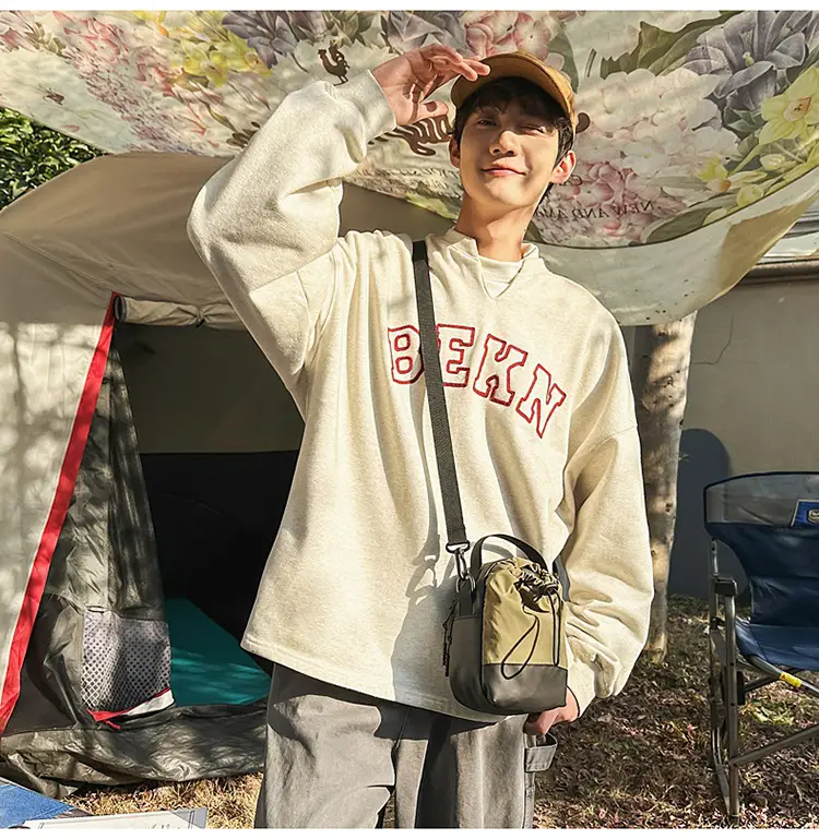 Black Crossbody Bag for Men Women Outdoor Sports Korean Style — feature 28