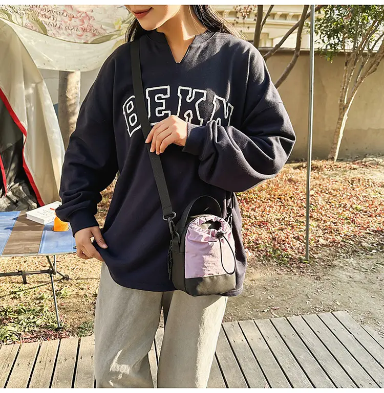Black Crossbody Bag for Men Women Outdoor Sports Korean Style — feature 33
