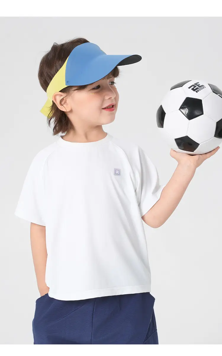 White Quick-Drying T-Shirt for Boys Summer Wear — feature 20