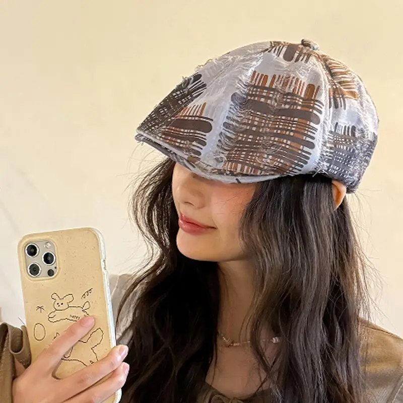 Retro Duck Tongue Hat for Women Spring Summer - Image 2