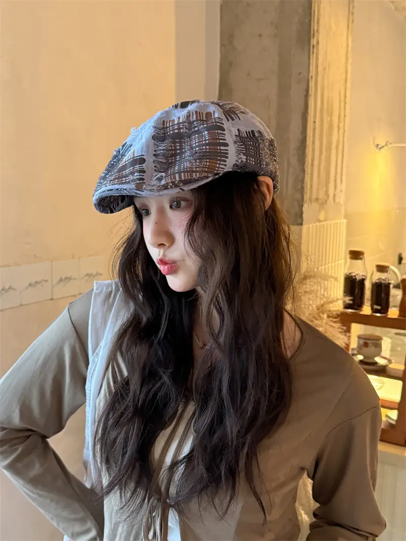 Retro Duck Tongue Hat for Women Spring Summer — feature 1