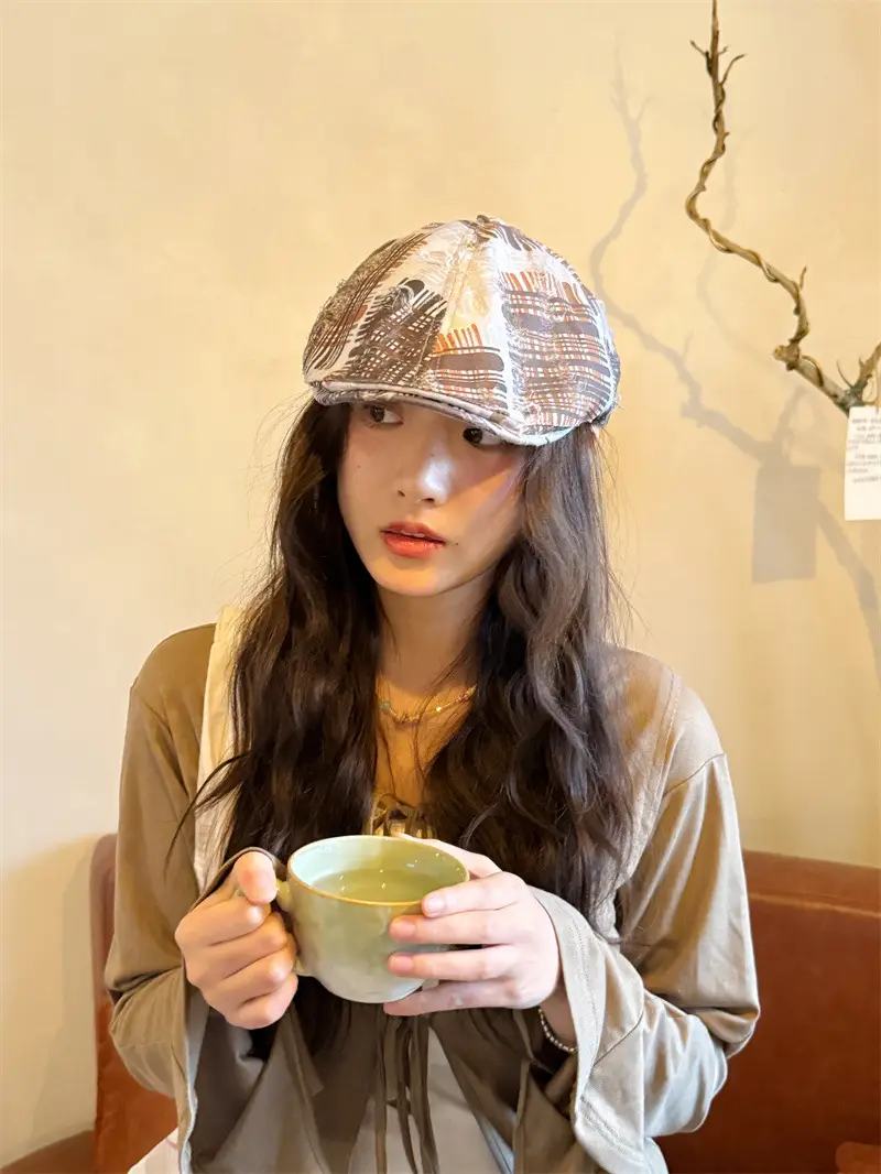 Retro Duck Tongue Hat for Women Spring Summer — feature 3
