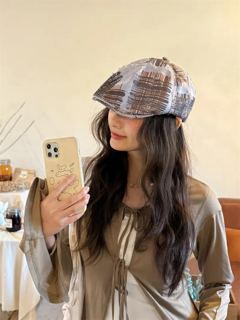 Retro Duck Tongue Hat for Women Spring Summer — feature 4