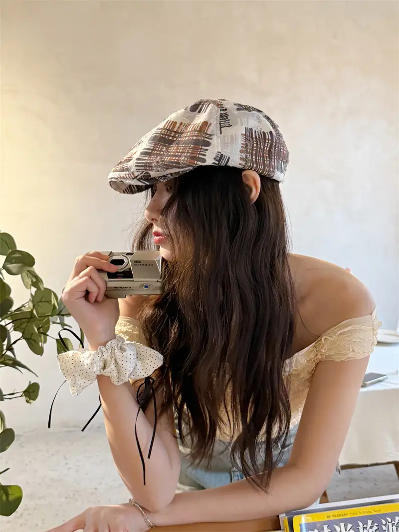 Retro Duck Tongue Hat for Women Spring Summer — feature 6