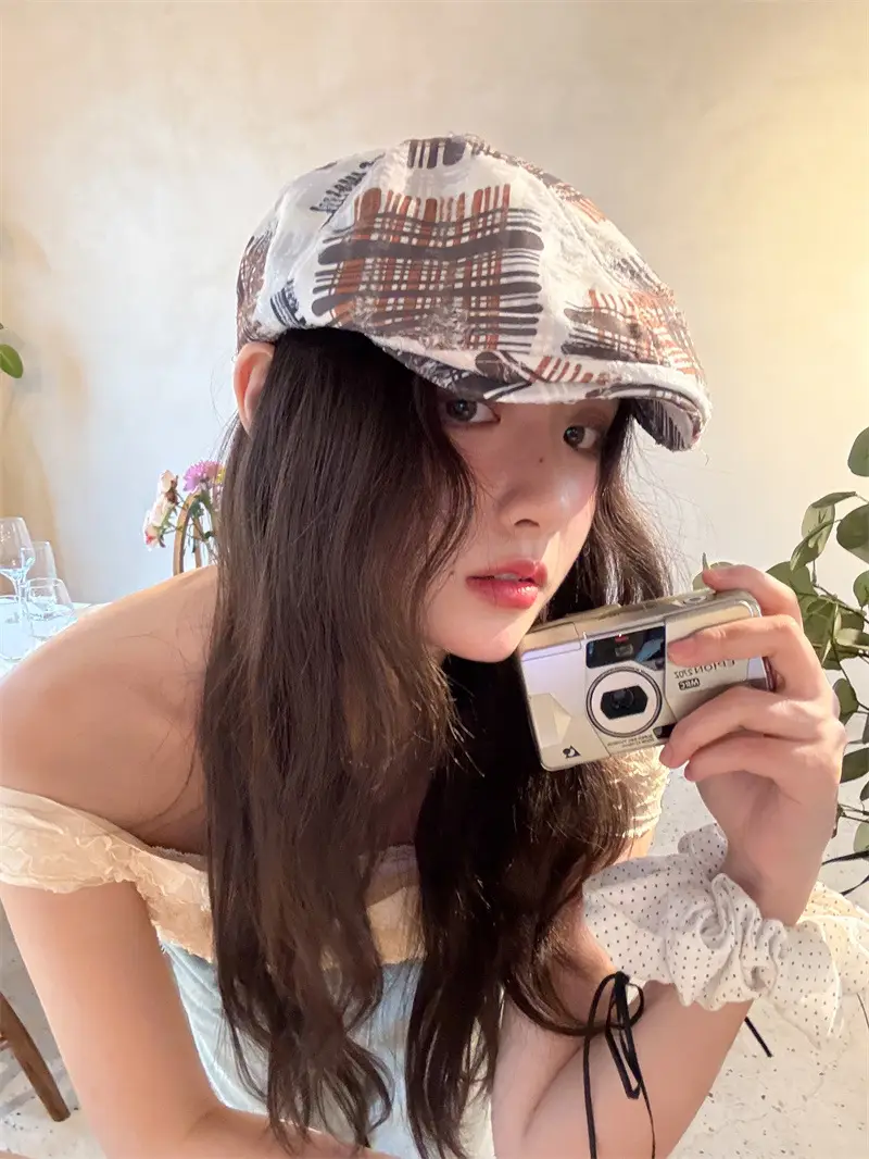 Retro Duck Tongue Hat for Women Spring Summer — feature 7