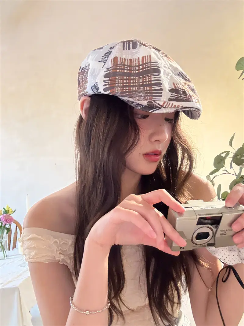 Retro Duck Tongue Hat for Women Spring Summer — feature 8