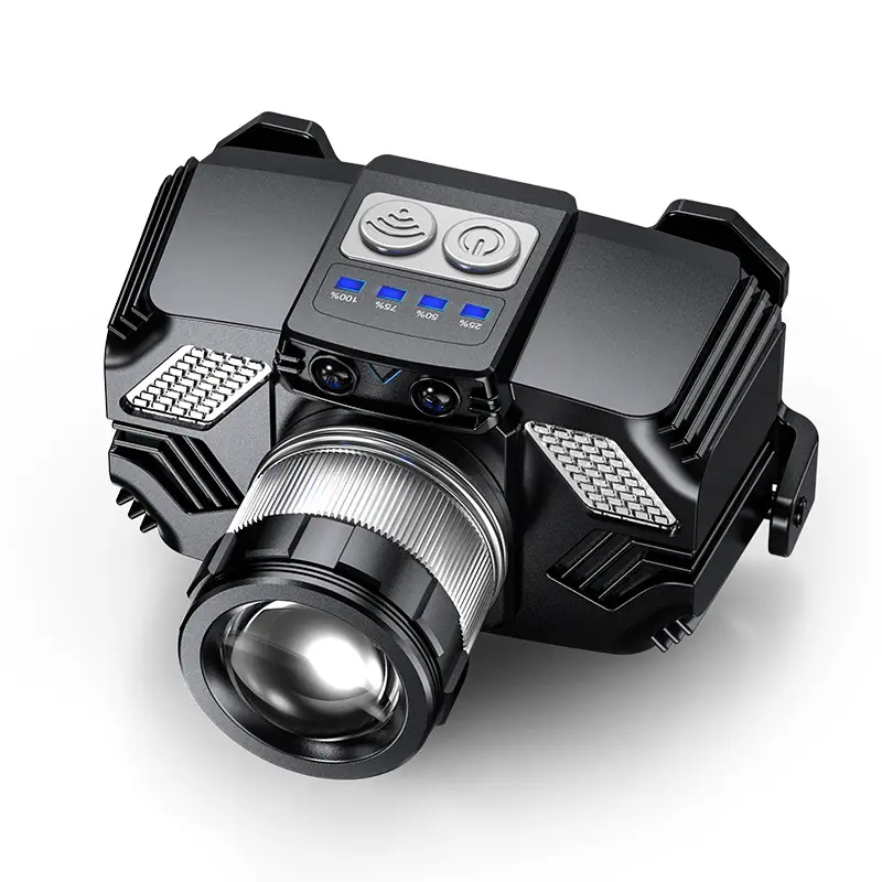 Rechargeable LED Headlamp with Digital Display 100lm - Image 3