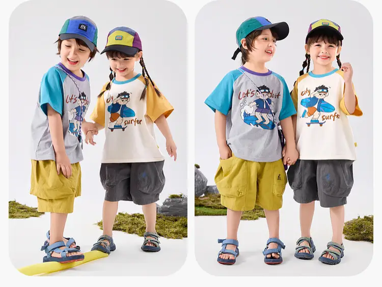 Doodle Kids T-Shirt 7A Protection Summer Boys — feature 14