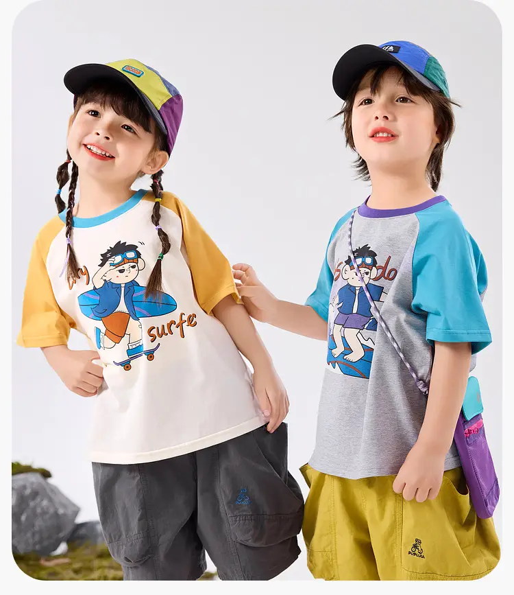 Doodle Kids T-Shirt 7A Protection Summer Boys — feature 15