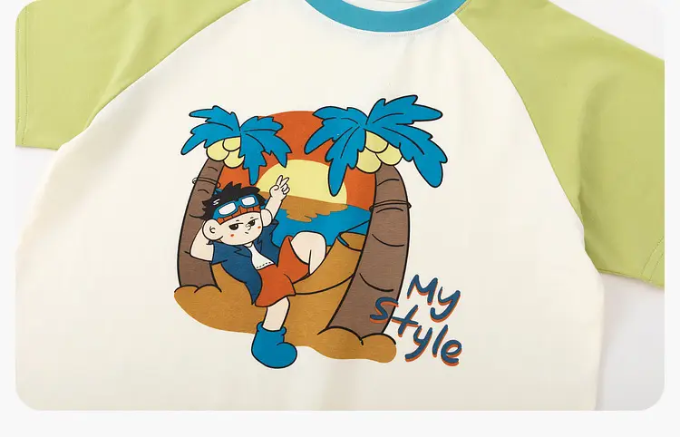 Doodle Kids T-Shirt 7A Protection Summer Boys — feature 18
