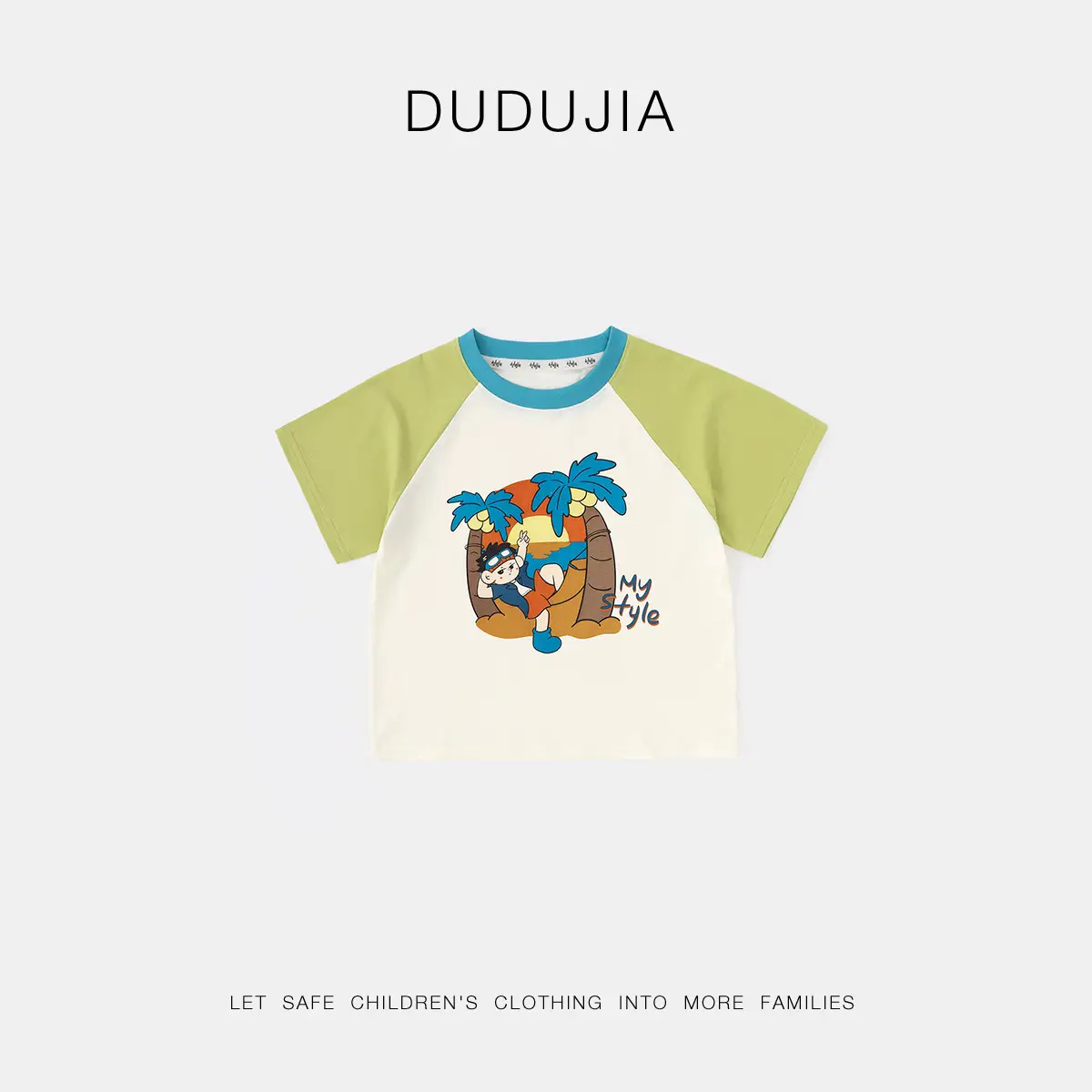 Doodle Kids T-Shirt 7A Protection Summer Boys - Image 7