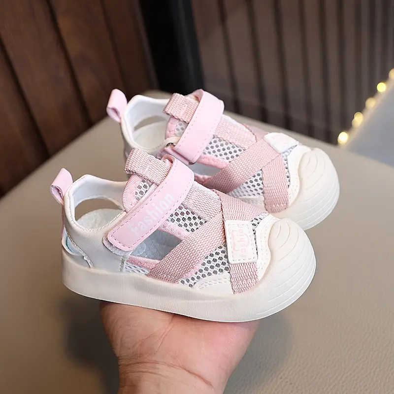 Baby Sandals Summer Hollow Breathable Mesh Sports Shoes