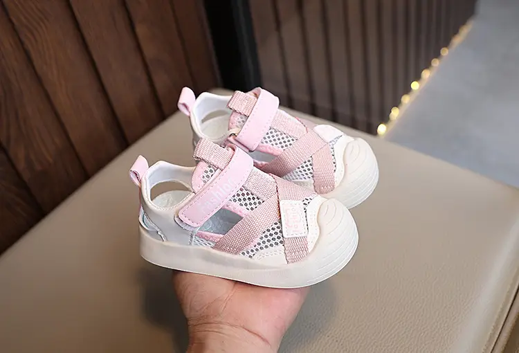 Baby Sandals Summer Hollow Breathable Mesh Sports Shoes — feature 14