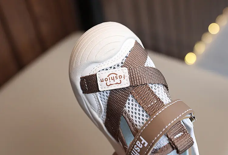 Baby Sandals Summer Hollow Breathable Mesh Sports Shoes — feature 5