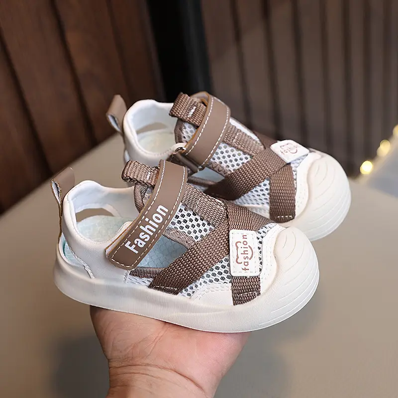 Baby Sandals Summer Hollow Breathable Mesh Sports Shoes