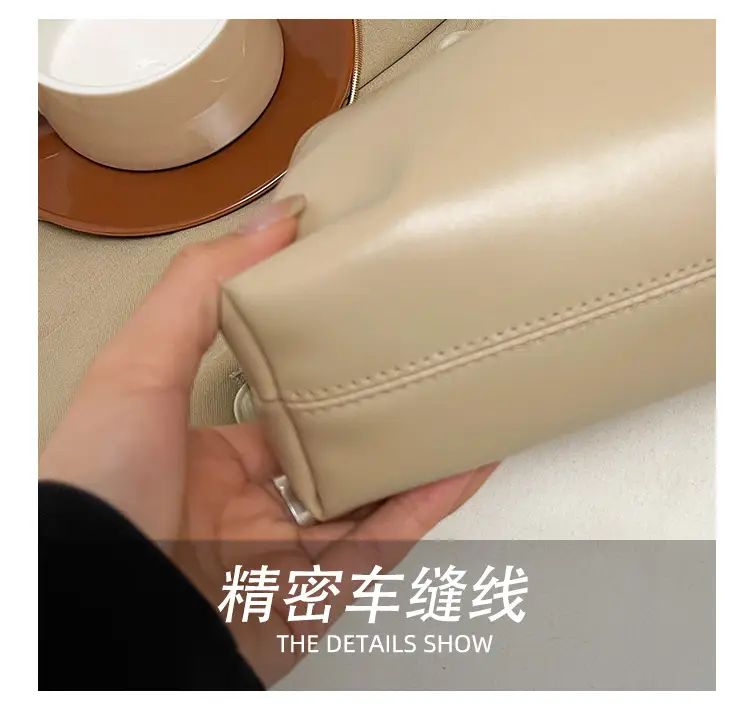 Pink Pearl Handle Shoulder Bag for Women — feature 8