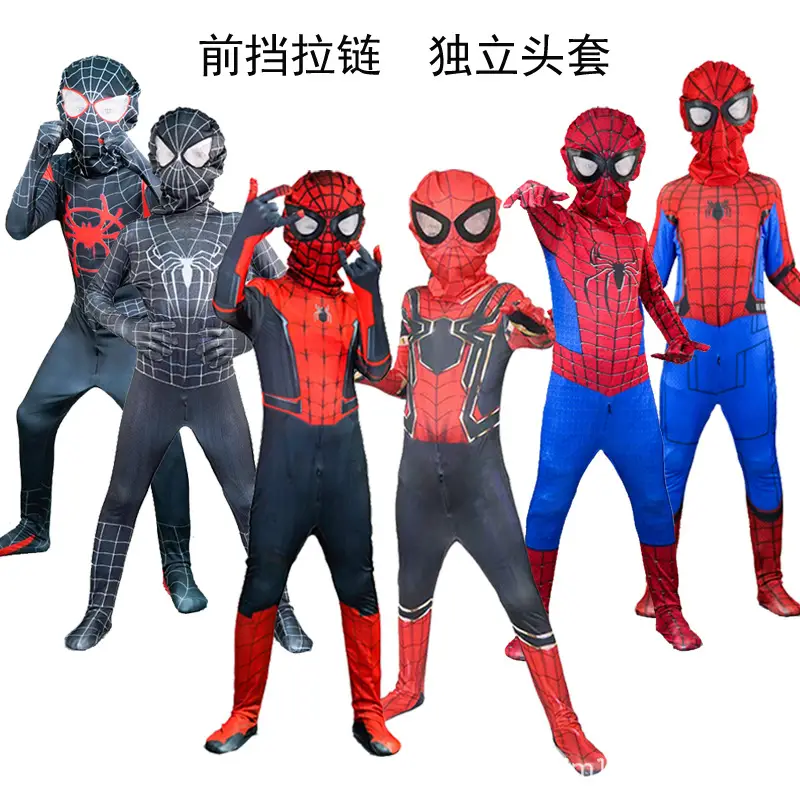 Spider-Man Tights Child jumpsuit cos Costume Extraordinary Expedition Miles Halloween Spider-Man — feature 3